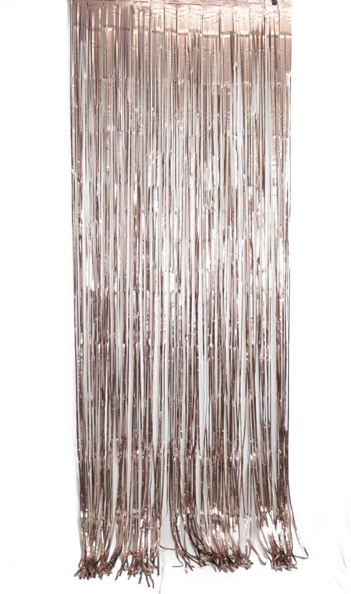 Silver Metallic Foil Curtain (1m x 2.4m) Backdrop Streamers by Party Love  Australia