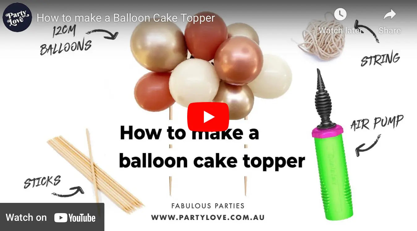 How-to-make-a-balloon-cake-topper Party Love