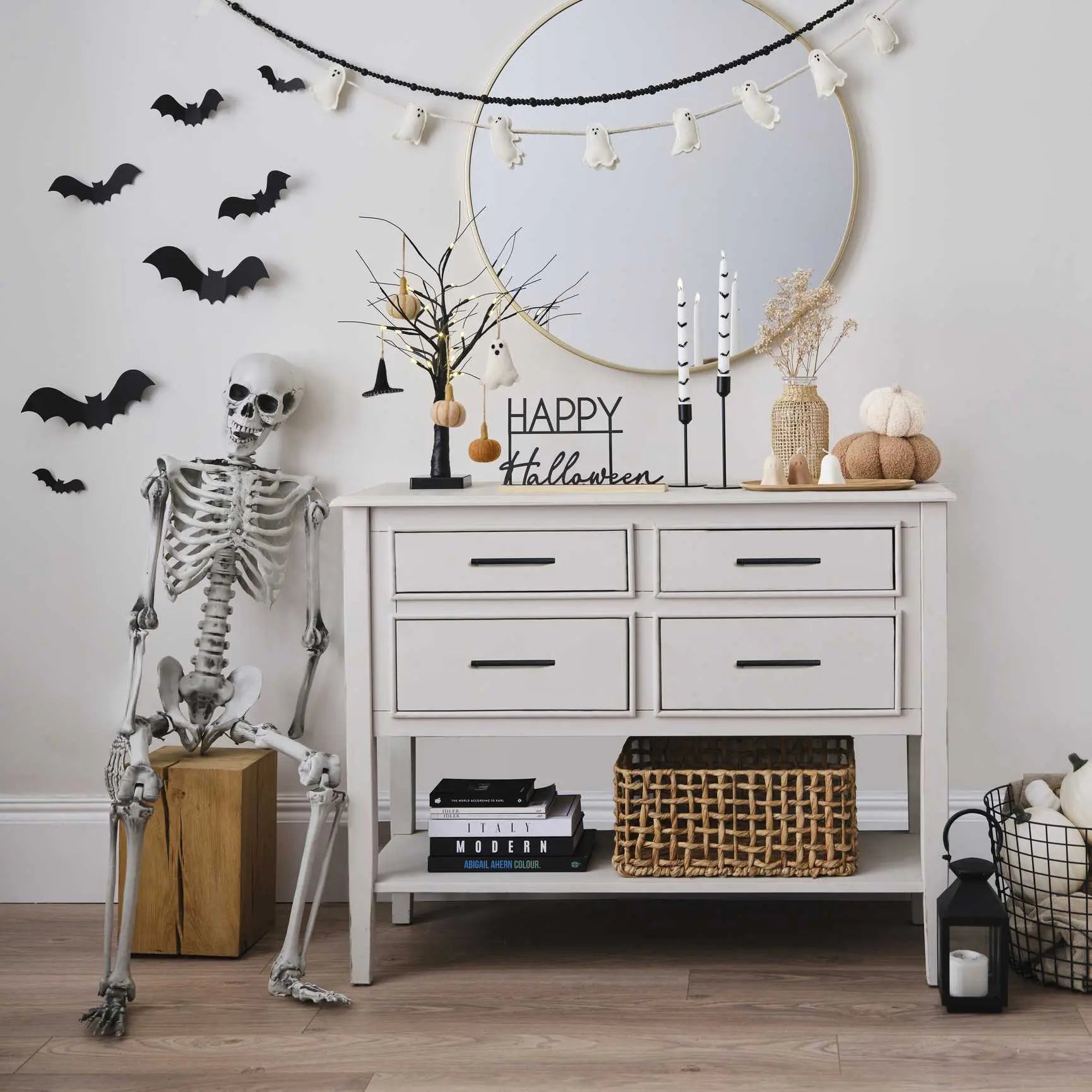 Black Metal Happy Halloween Sign Ginger Ray