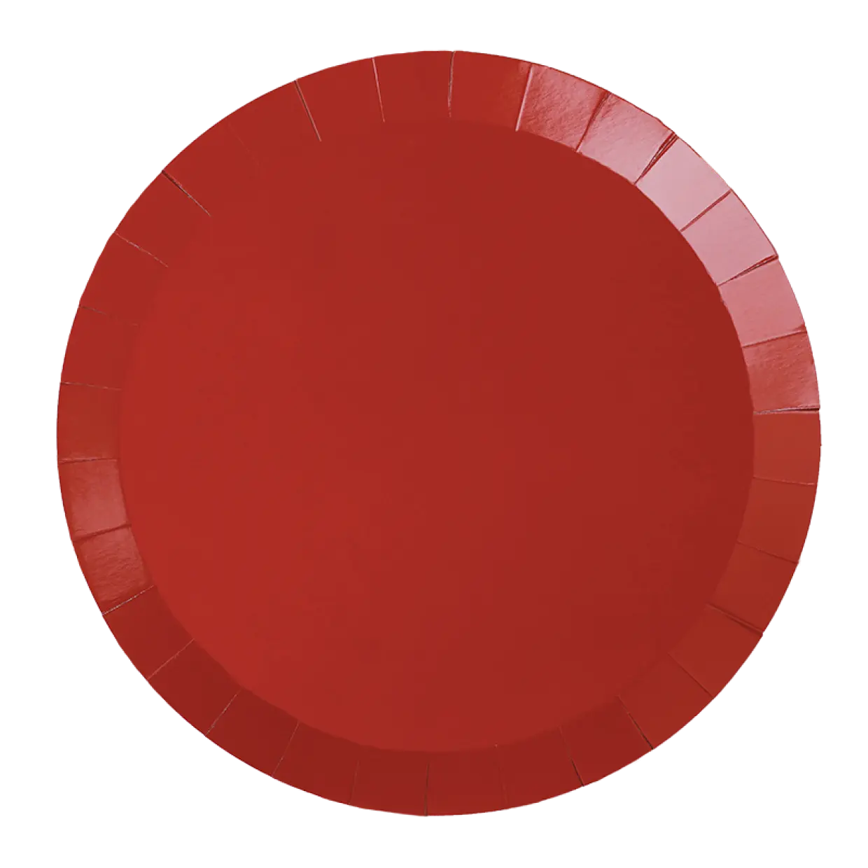 Cherry Red Dinner Paper Plates 23cm (9") (Pack of 20) Party Love