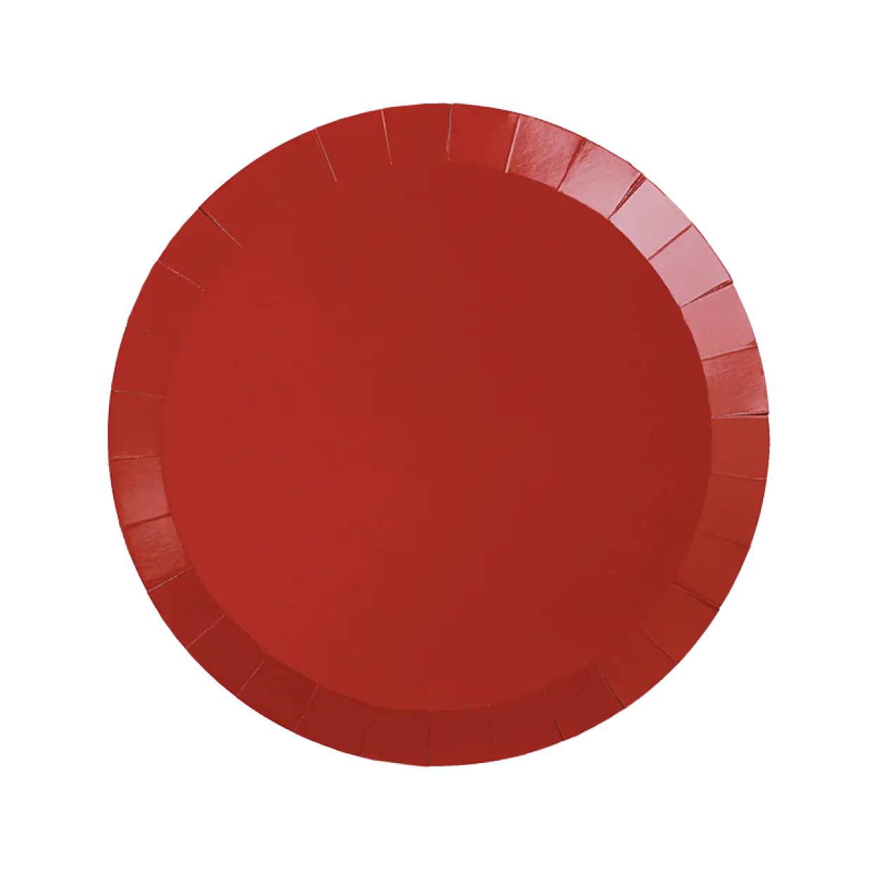 Cherry Red Snack/Cake Paper Plates 18cm (7") (Pack of 20) Party Love