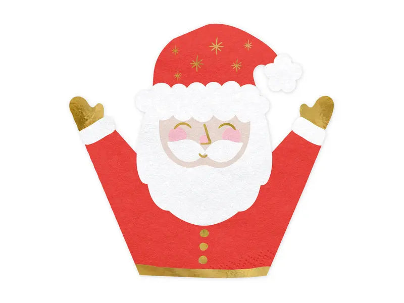 Christmas Santa Claus napkins Party Deco