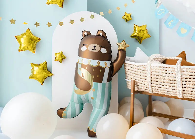 Dancing Bear Foil Balloon 104cm Party Deco