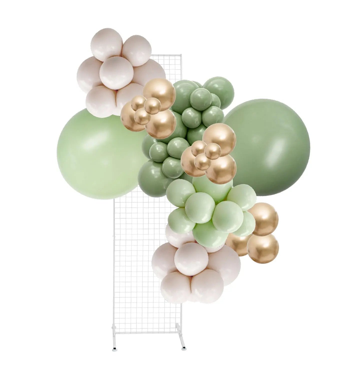 Eucalyptus Pistachio Gold Balloon Garland Kit 3m Party Love Balloons