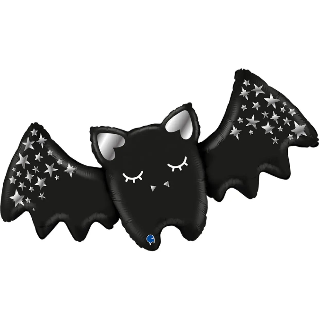 Grabo Foil Shape 109cm (43") Sparkling Bat Halloween Foil Balloon Grabo