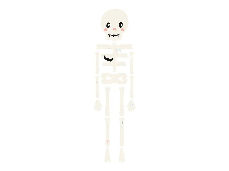 Hanging Halloween Skeleton decoration, 110 cm Party Deco