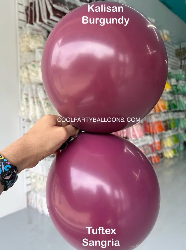 Kalisan Burgundy Maroon Latex Balloons Kalisan