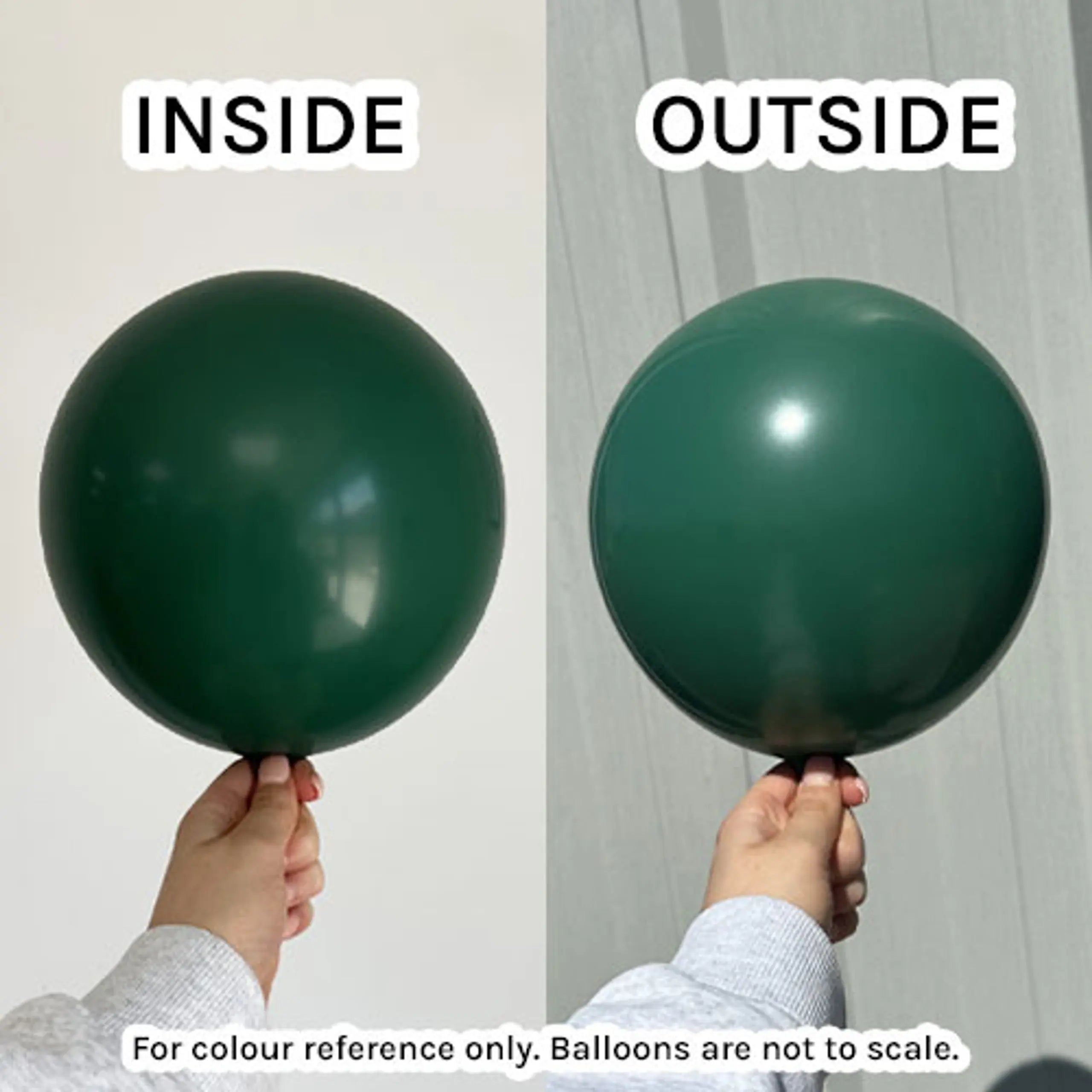 Kalisan Dark Green Latex Balloons Kalisan