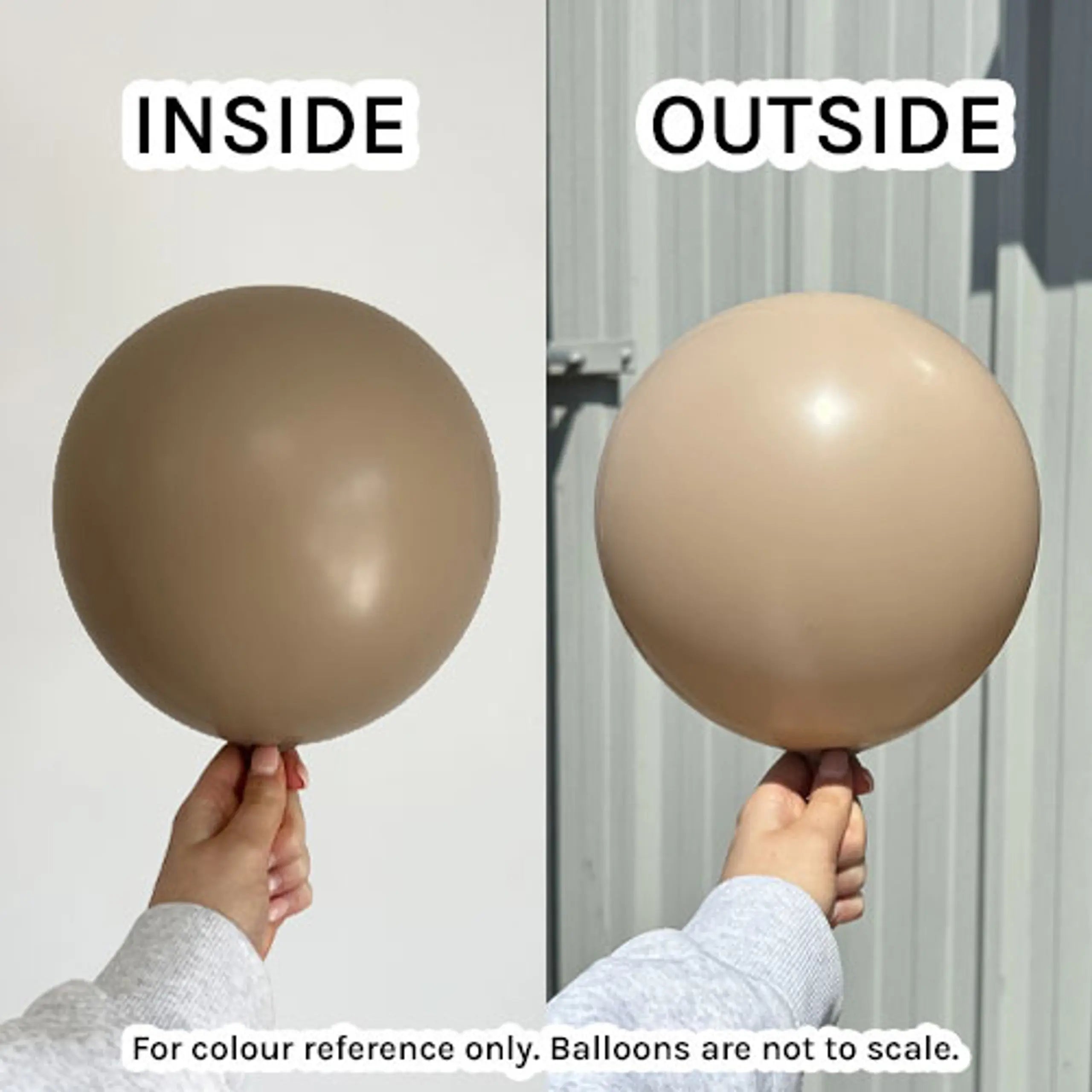 Kalisan Hazelnut Latex Balloons Kalisan