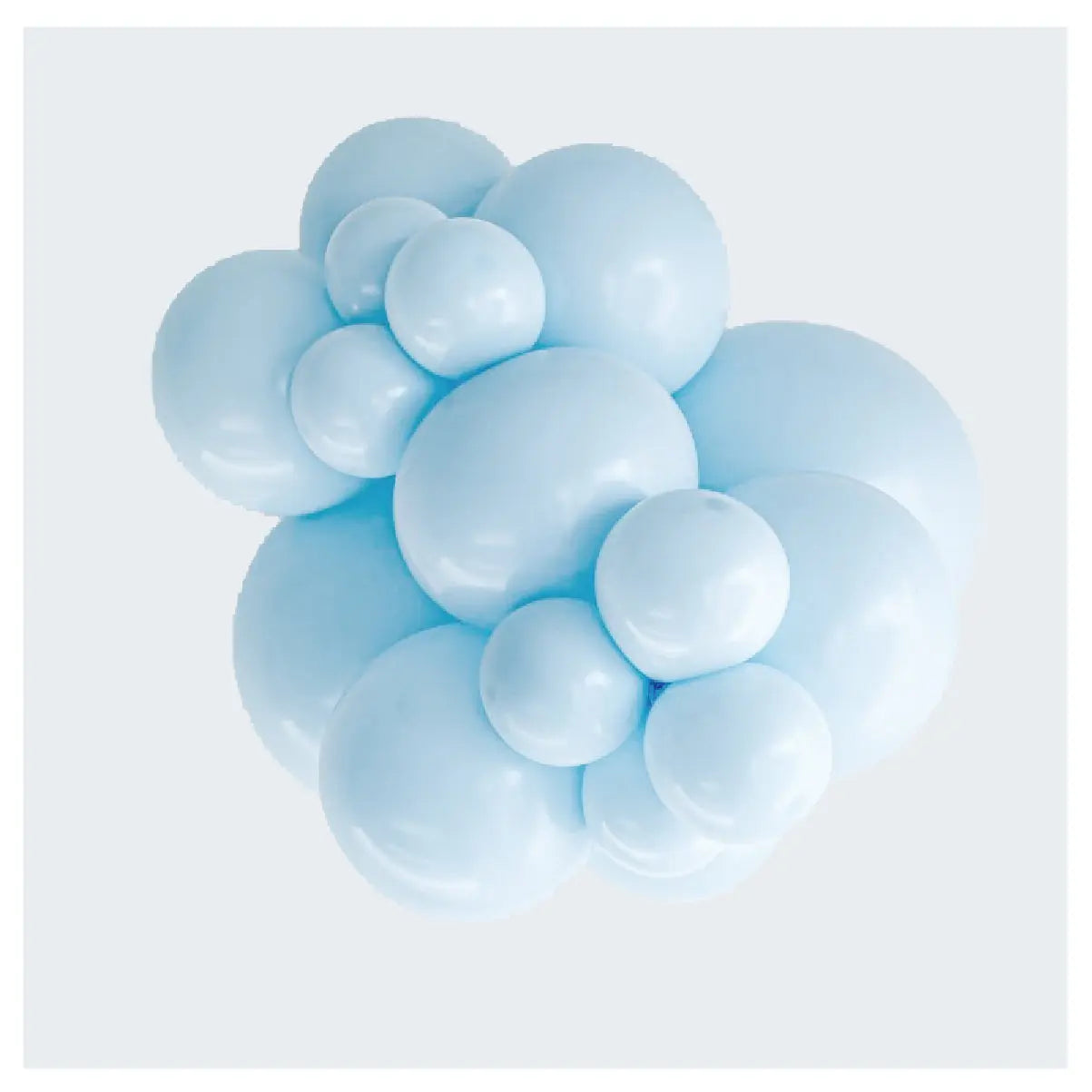 Kalisan Macaron Baby Blue Latex Balloons Kalisan