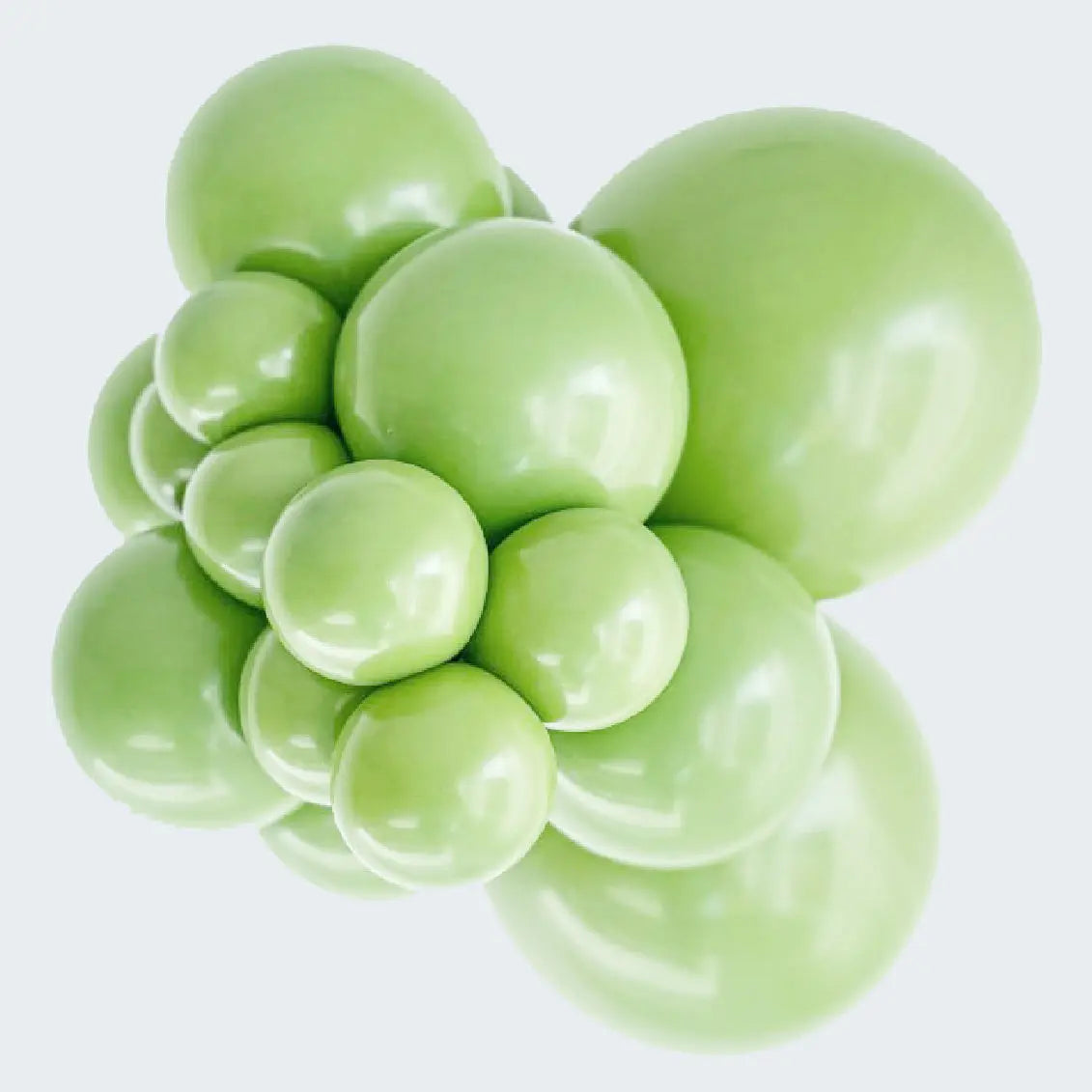 Kalisan Macaron Pistachio Green Latex Balloons Kalisan