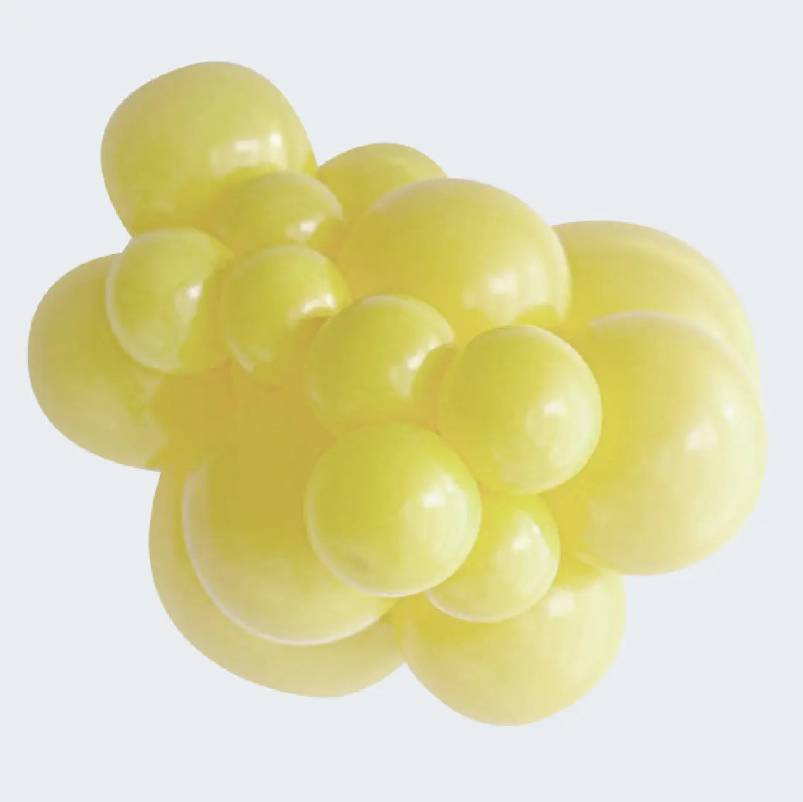 Kalisan Macaron Yellow Latex Balloons Kalisan