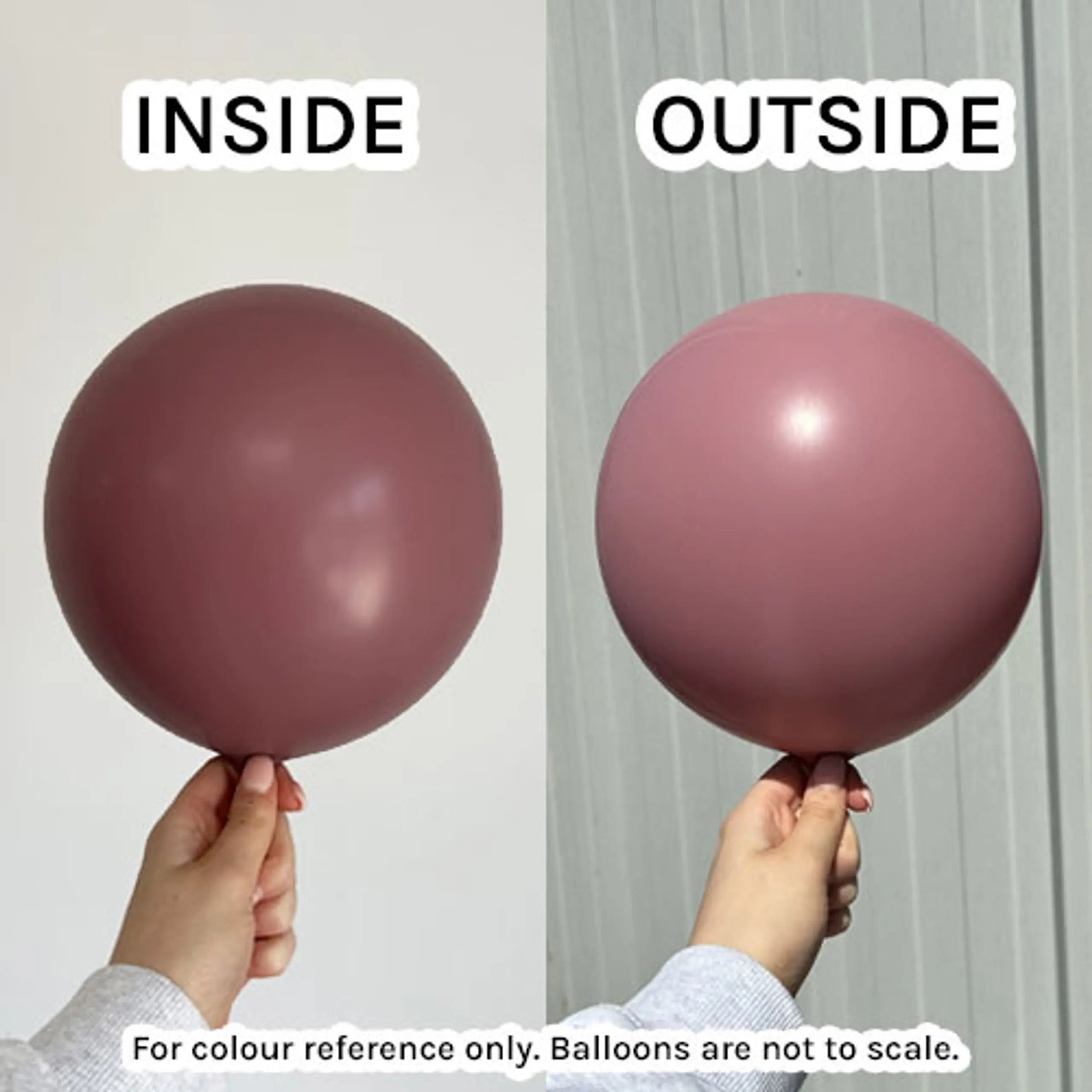 Kalisan Retro Rosewood Latex Balloons Kalisan