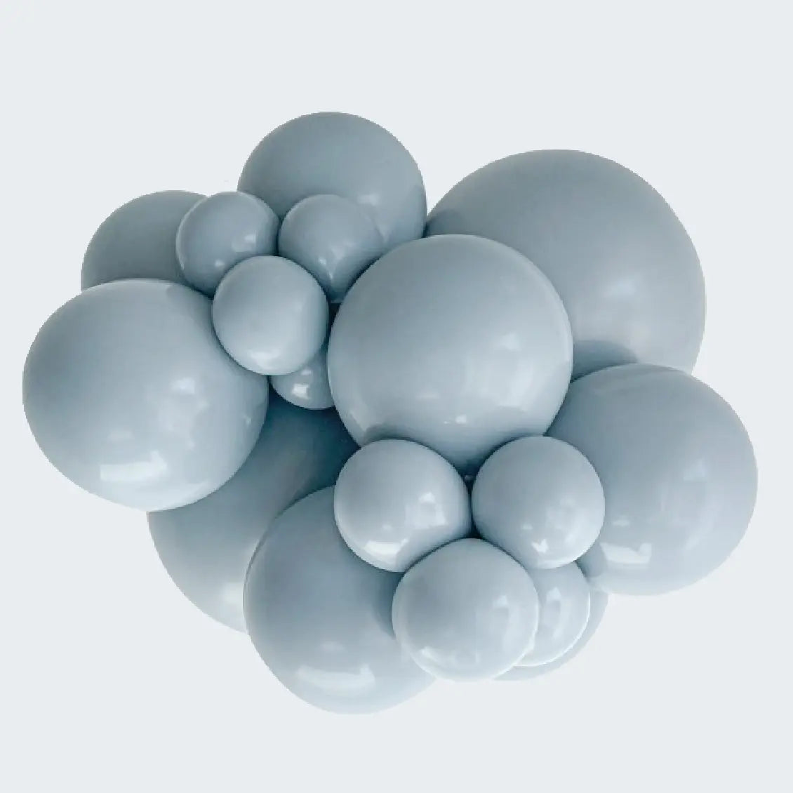 Kalisan Retro Storm Blue Latex Balloons Kalisan