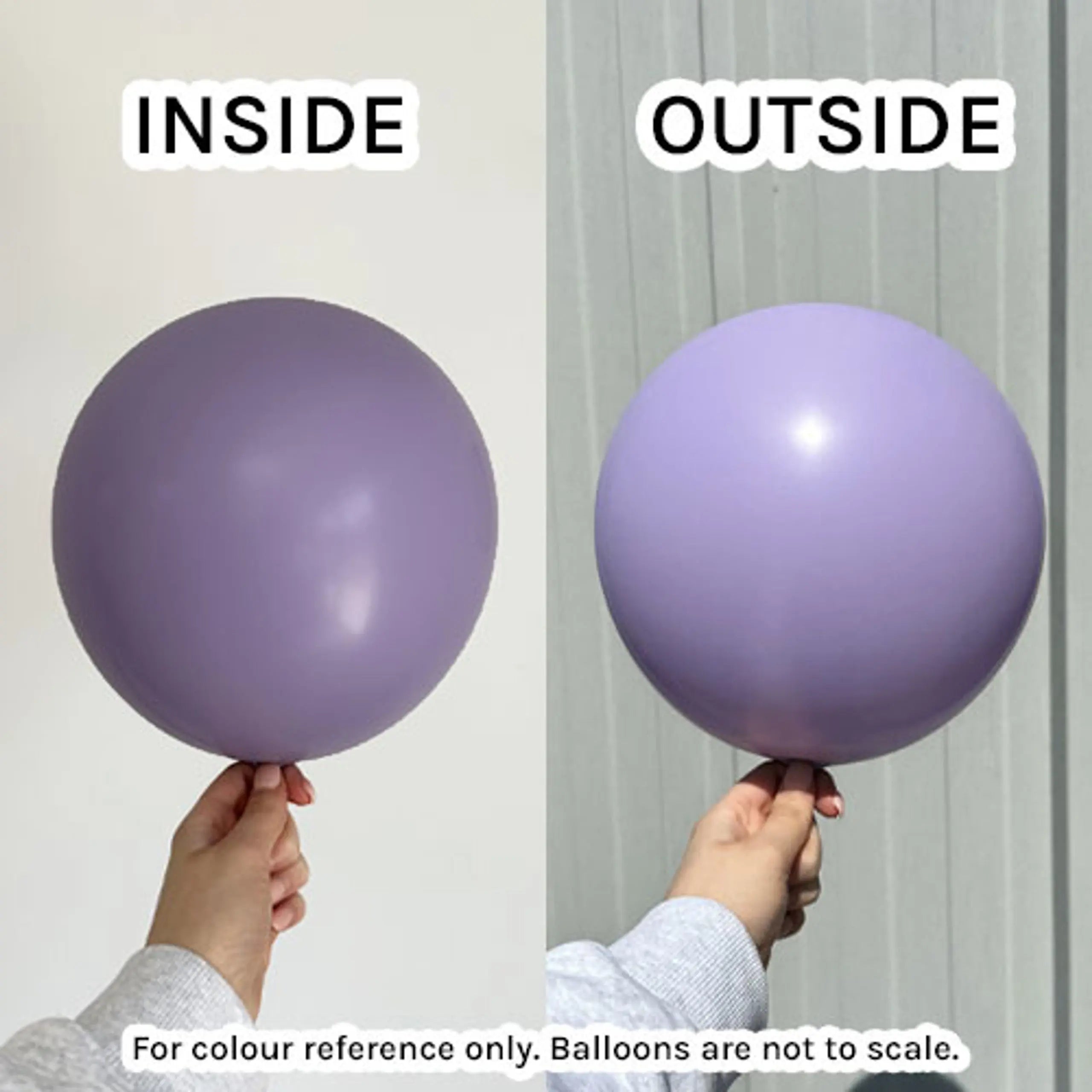 Kalisan Standard Lilac Latex Balloons Kalisan