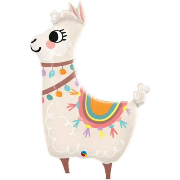 Loveable Llama foil balloon 114cm Qualatex