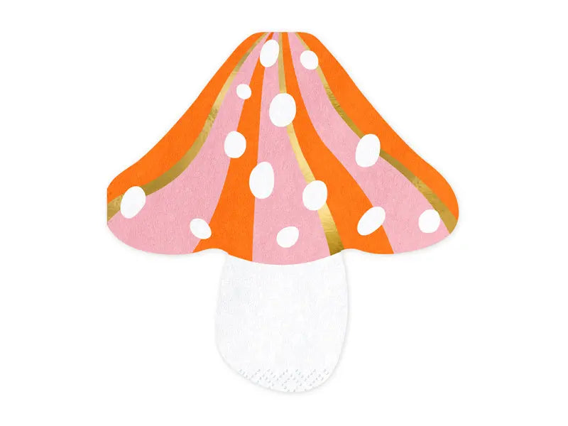 Mushroom Napkins Party Deco