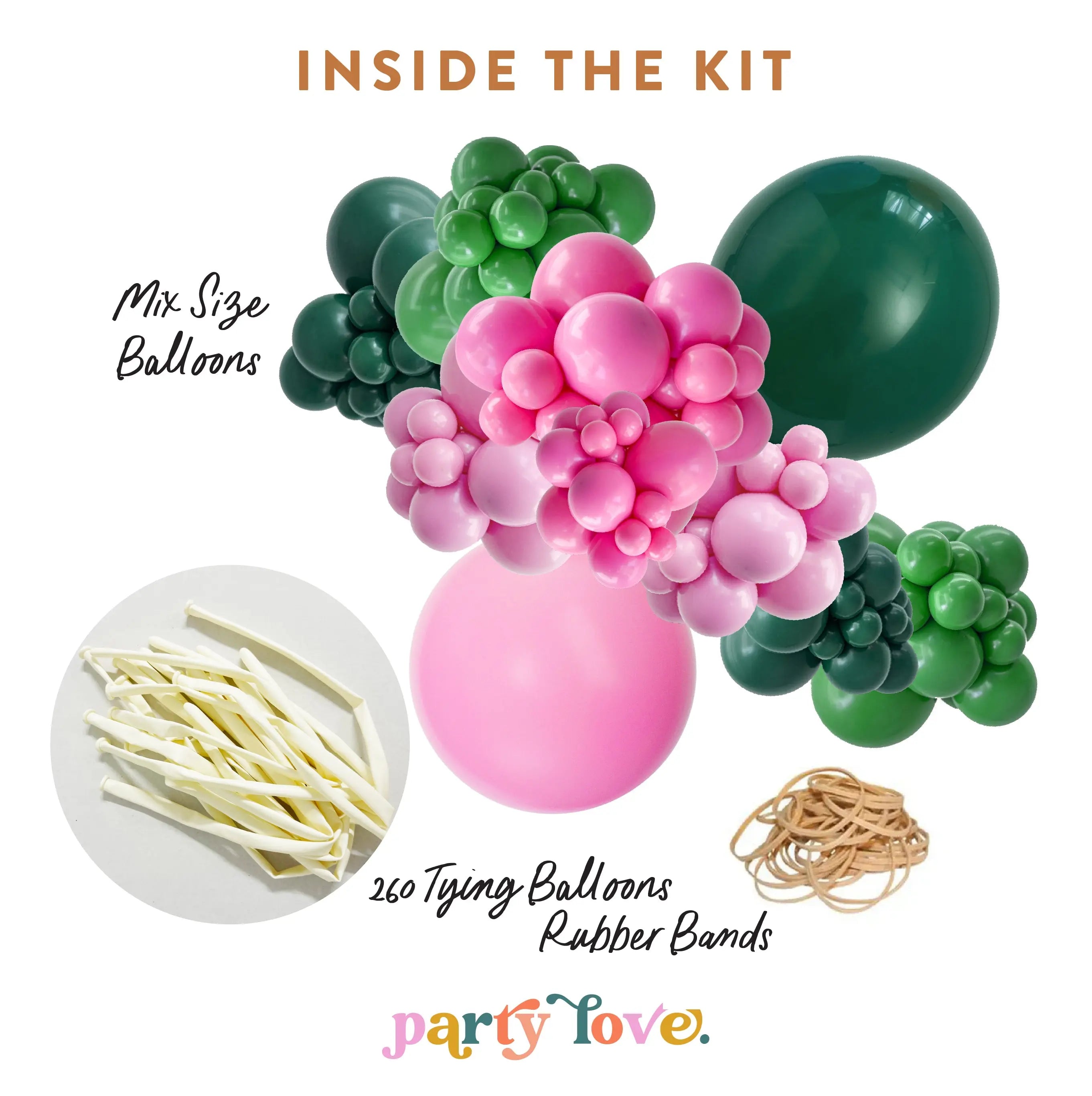 Pink Hydrangea Balloon Garland Kit Party Love Balloons