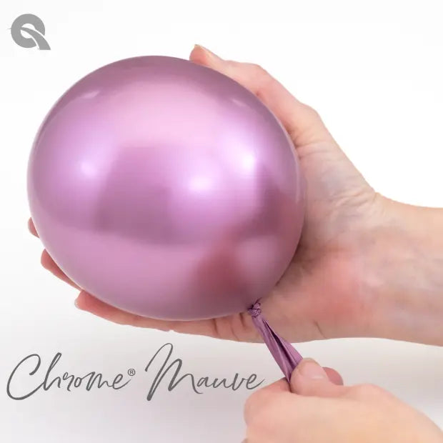 Qualatex Mauve Chrome Latex Balloons Qualatex Latex