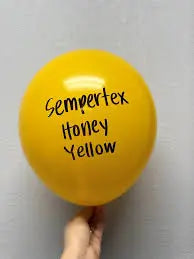 Sempertex Honey Yellow Latex Balloons Sempertex