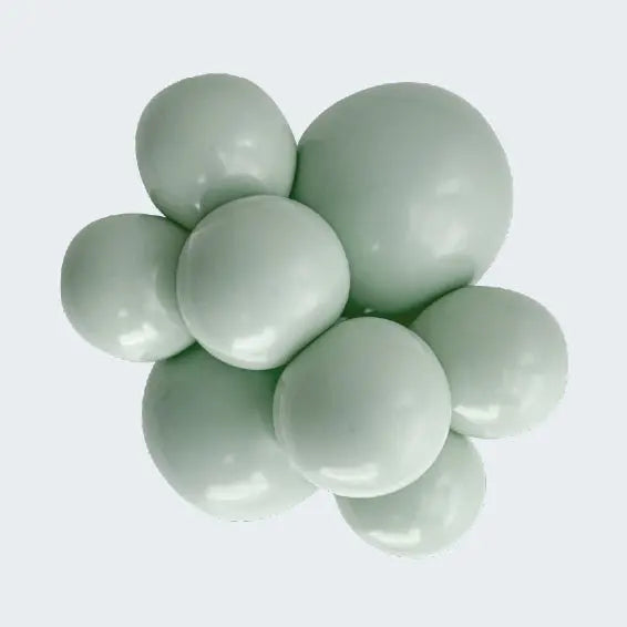 Sempertex Pastel Dusk Laurel Green Latex Balloons Sempertex