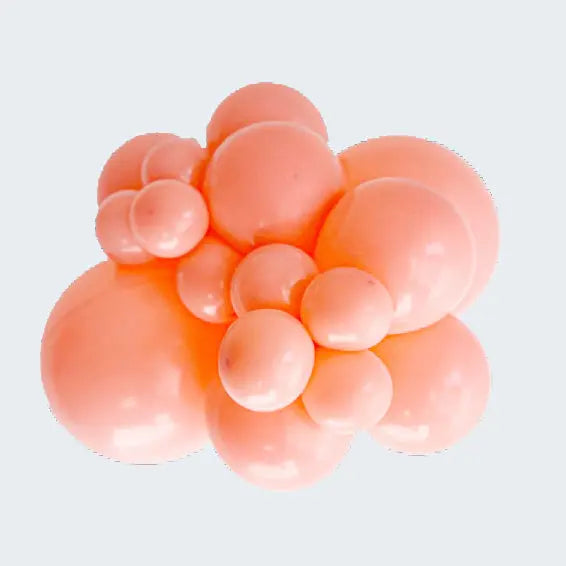 Sempertex Pastel Salmon Pink Melon Latex Balloons Sempertex