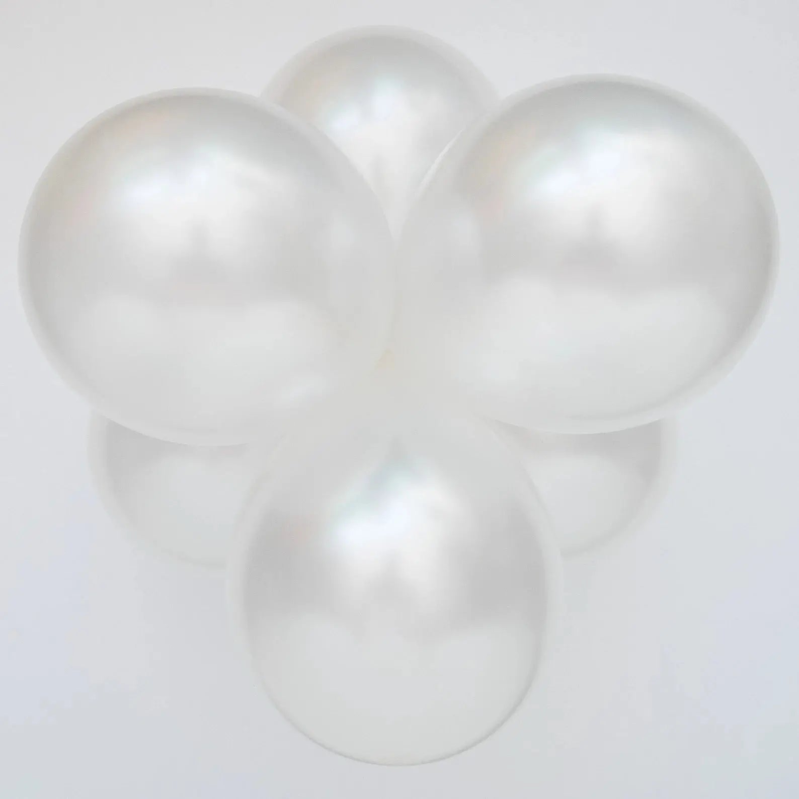 Sempertex Satin Pearl White Latex Balloons Sempertex