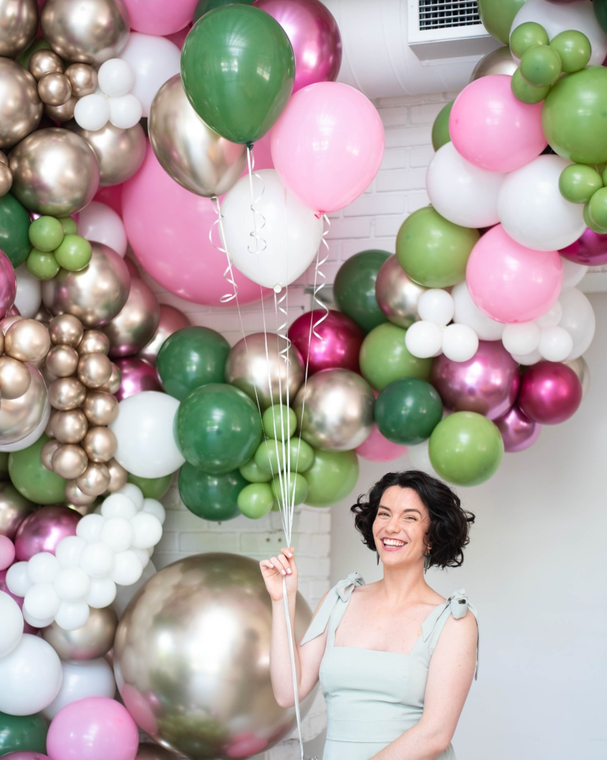 Anagram Satin Luxe Pomegrante Pink Latex Balloons Anagram