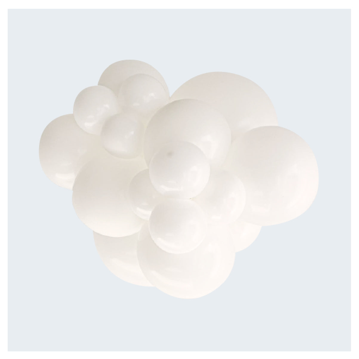 Kalisan Retro White (Off White) Latex Balloons Kalisan