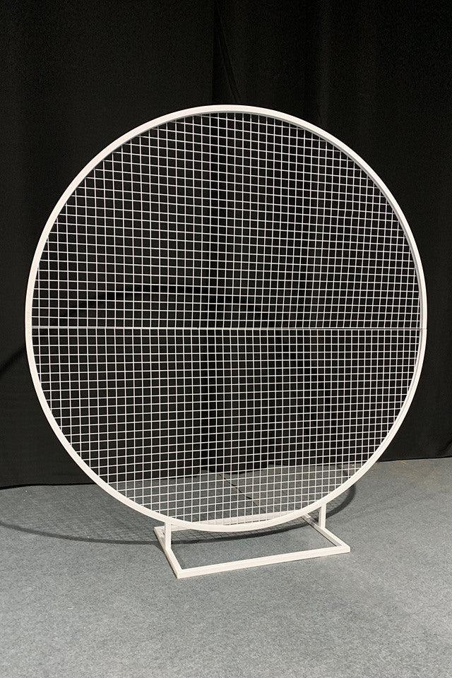 Decorating Stand Circle Balloon Frame with Mesh, 2 Halves Stands