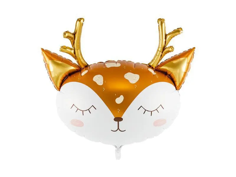 Foil Balloon Deer, 73x64cm Party Deco