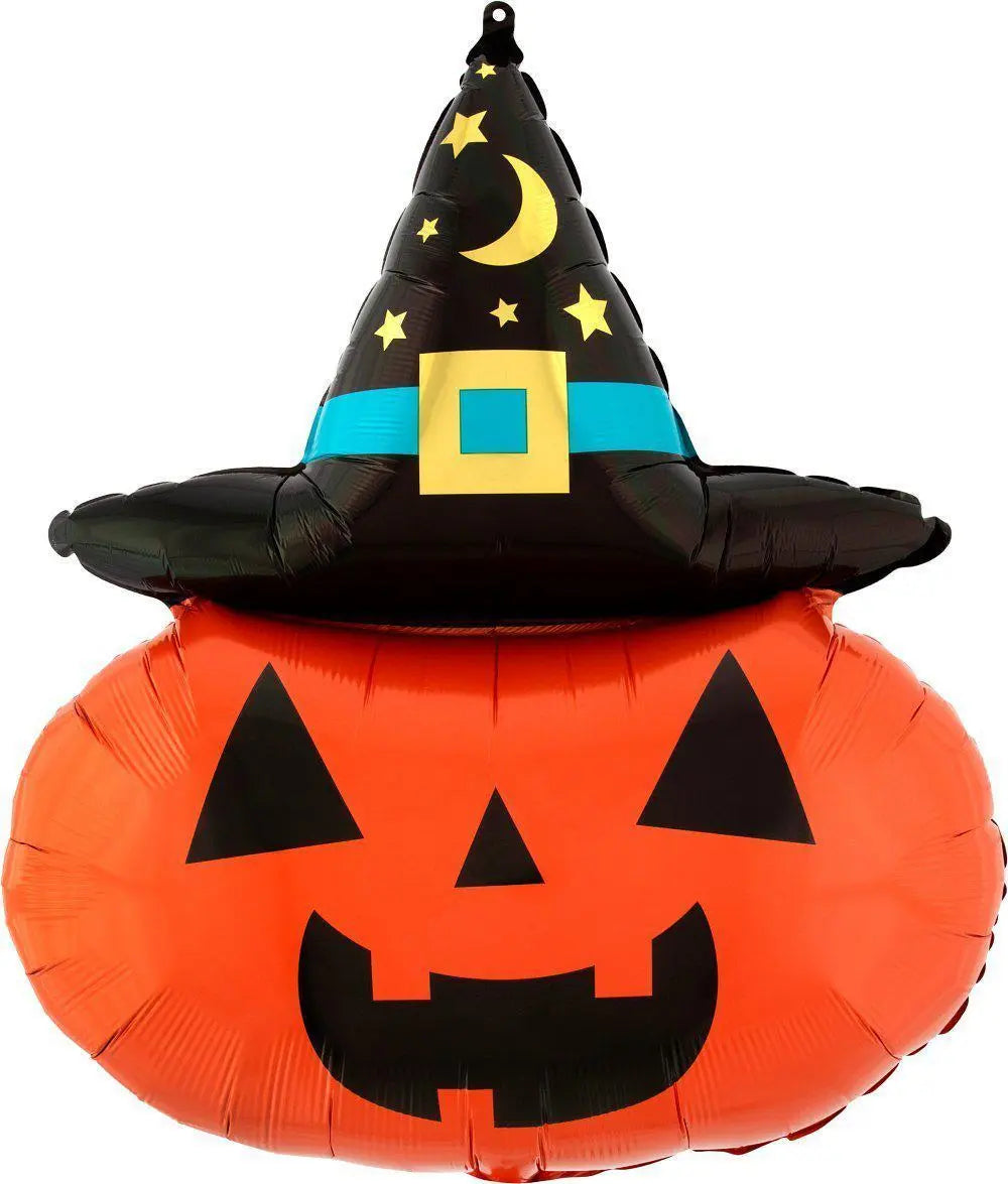 Halloween Witchy Pumpkin Foil Balloon 88cm Anagram