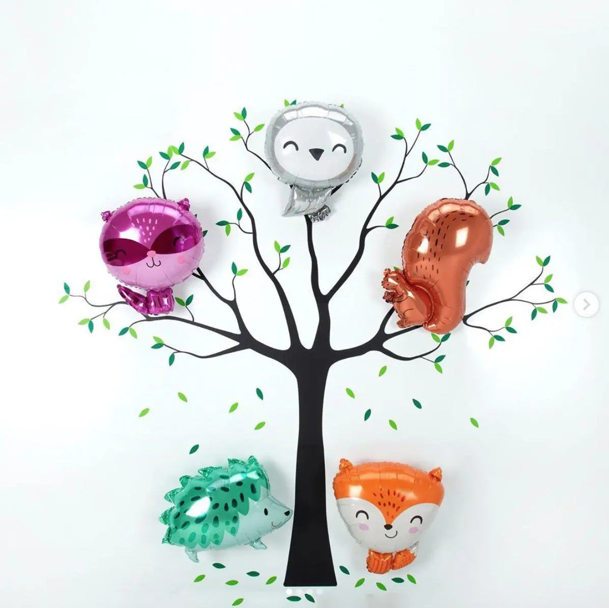 Woodland 45cm (18") Owl Foil Balloon Anagram